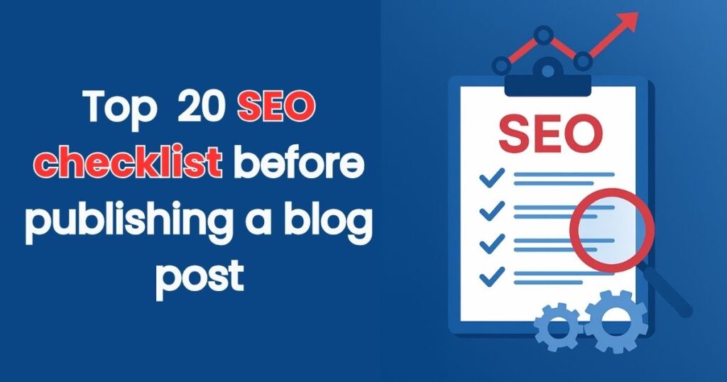 Top 20 SEO checklist